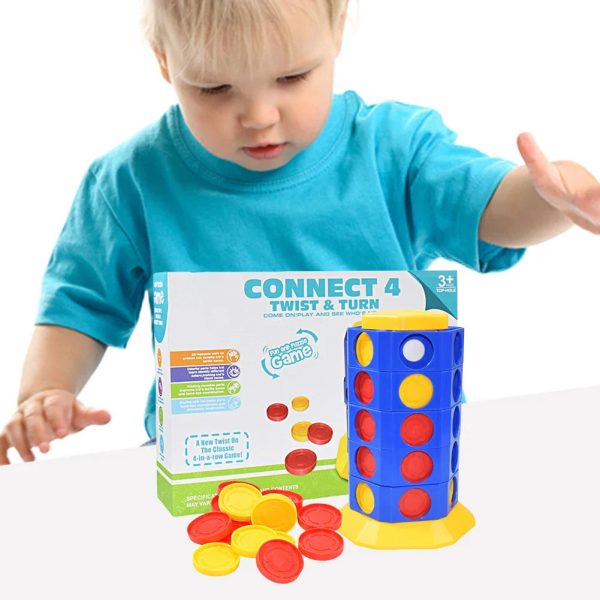 Jeu 3D Connect 4 pour enfants de 4 à 5 ans