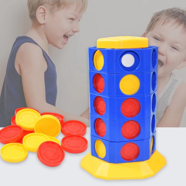 Jouet éducatif 3D Connect 4 pour le développement des enfants