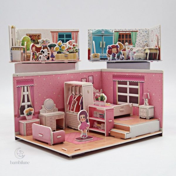 Puzzle 3D - Créez une chambre en trois dimensions !