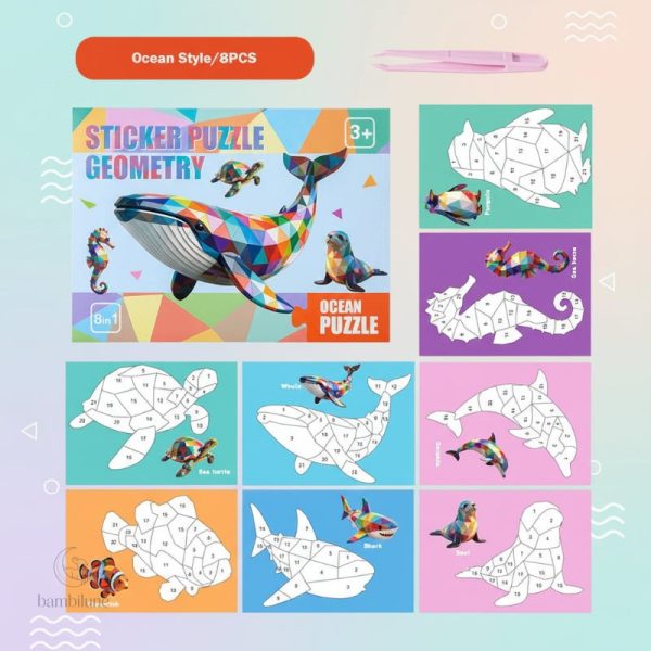 Kit de puzzle géométrique pour jeunes esprits curieux