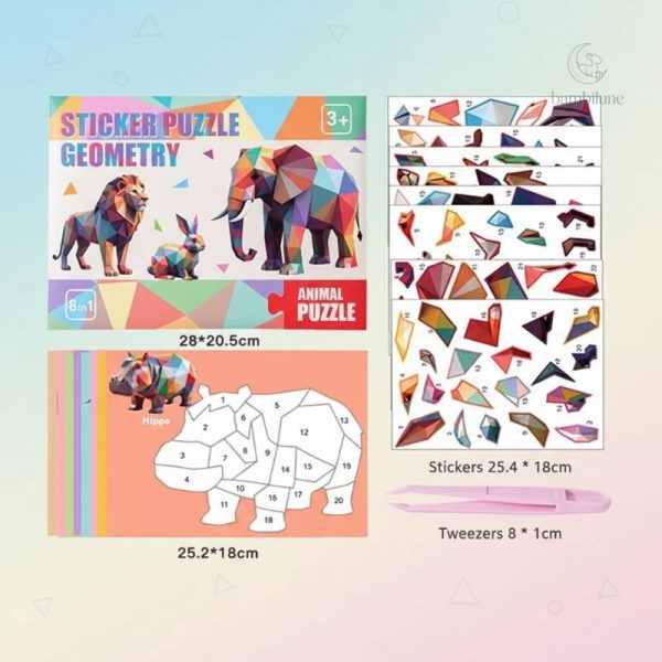 Puzzle éducatif en 3D pour le jeu créatif des enfants