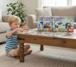 Puzzle géométrique éducatif en 3D pour petits