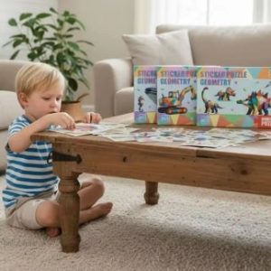 Puzzle géométrique éducatif en 3D pour petits