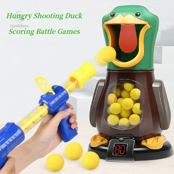 Tirer et marquer avec le fusil jouet Duck Hunt