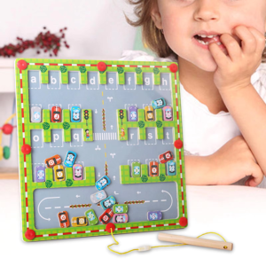 Tableau de jeu magnétique AlfaKids pour enfants de 3 à 4 ans