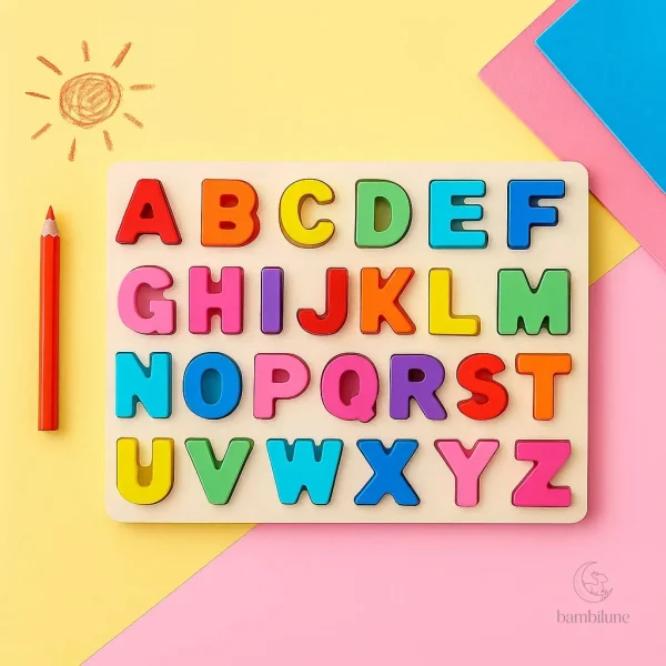 Puzzle en bois pour un apprentissage précoce