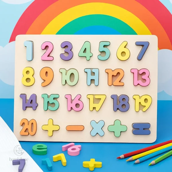 Puzzle coloré pour éveiller les tout-petits