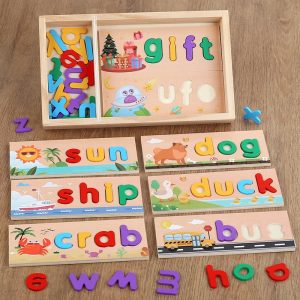AlphaPuzzle – Puzzle d'orthographe en bois pour enfants