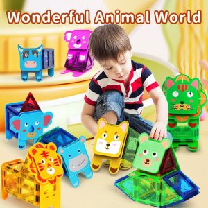 Jouets magnétiques pour créer des animaux colorés et ludiques