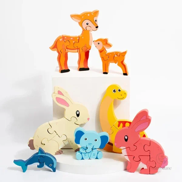 Puzzle interactif pour développer la motricité des tout-petits
