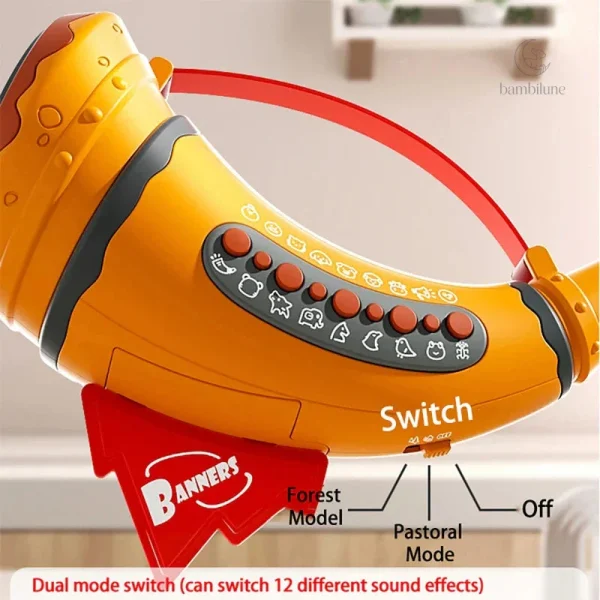 Accessoire ludique avec bruits d'animaux pour enfants