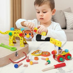 Jouets en bois ludiques et éducatifs pour enfants