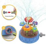 Jouet aquatique coloré pour éveiller la curiosité des enfants