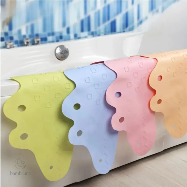 Tapis de bain coloré crocodile, idéal pour les petits