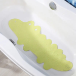 Tapis de bain ludique pour enfants, design crocodile