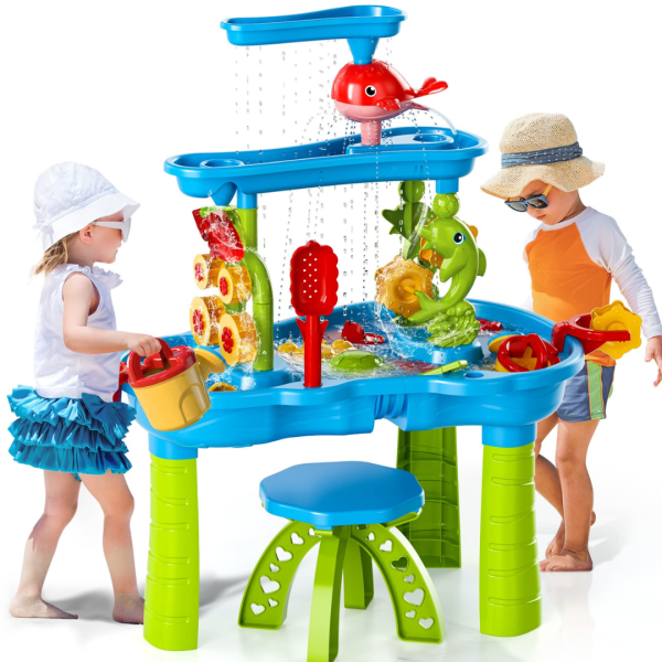 Table de jeu de sable et d'eau AquaPlay pour enfants