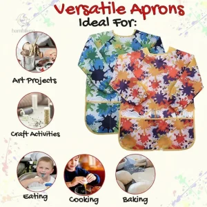 ArtEase – Tablier de peinture résistant pour jeunes artistes