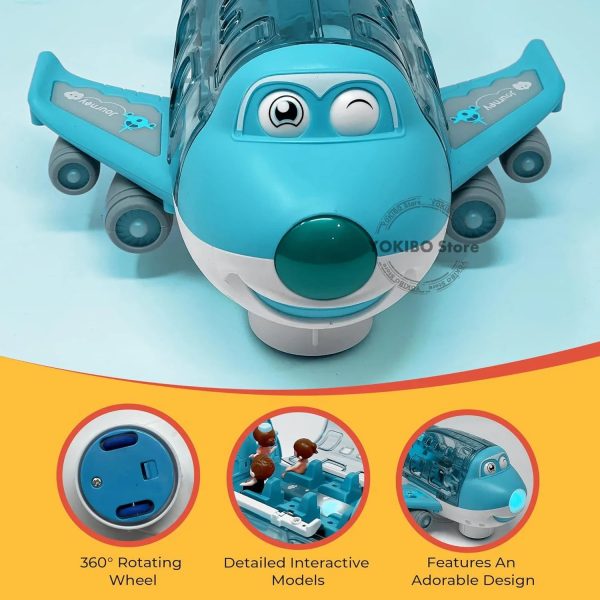Jouet avion coloré pour l'imagination des tout-petits