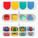 Jouet sensoriel pour bébé - Couleurs vives et textures