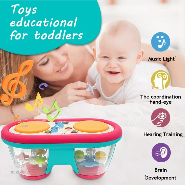 Jouet musical pour bébé - Découverte rythmique
