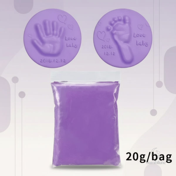 Argile pour empreintes de bébé, cadeau mémorable