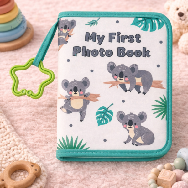 Album en tissu pour photographies d'enfance