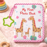 Souvenirs en tissu : album photo pour bébés