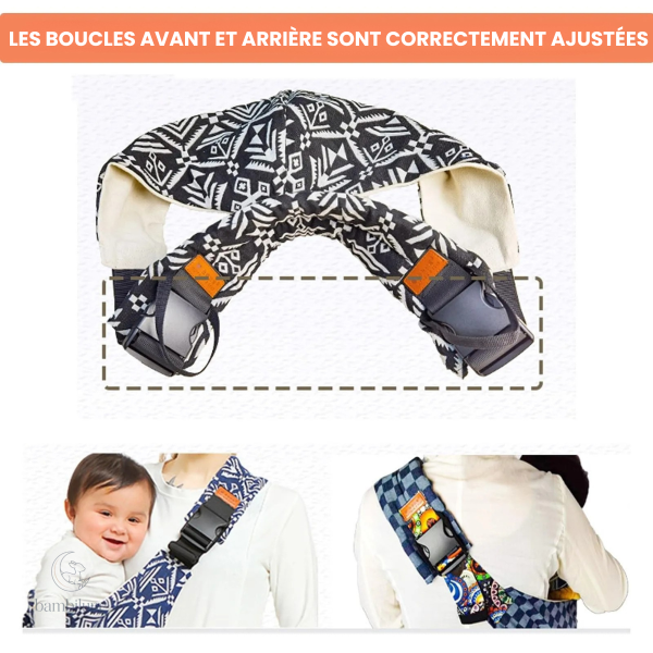 Porte-bébé souple et ajustable