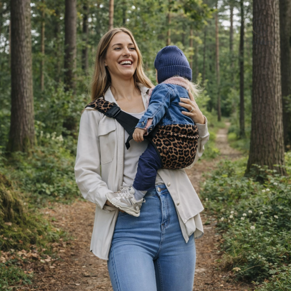 Porte-bébé pratique pour les parents en déplacement