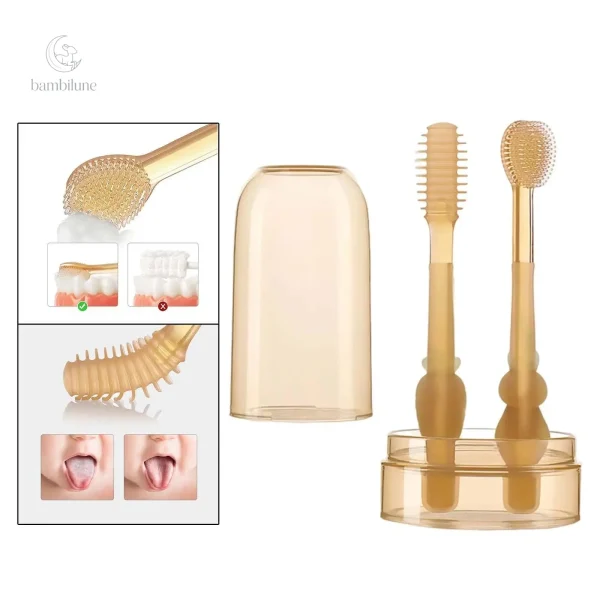 Brosses à dents ergonomiques pour les gencives fragiles