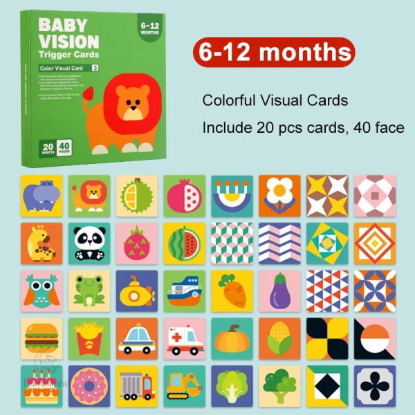 Éveil sensoriel avec les cartes Baby Vision
