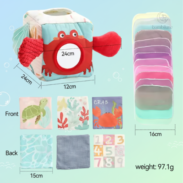 Jouets colorés et interactifs pour l'éveil des bébés