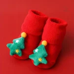 Accessoires d'hiver pour enfants, chaussettes Père Noël