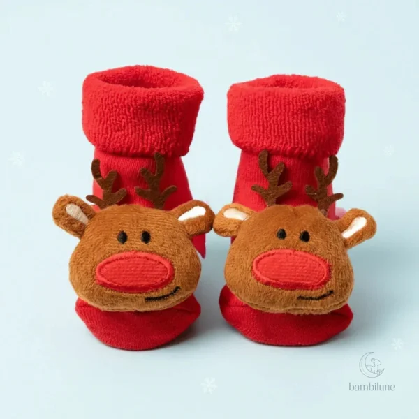 BabyClaus : chaussettes épaisses pour les fêtes