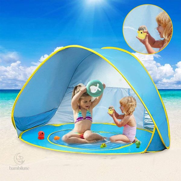 Tente pop-up pour bébés, idéale contre les rayons UV