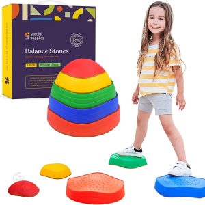 Balance Stones - Jeu d'équilibre sur pierres colorées