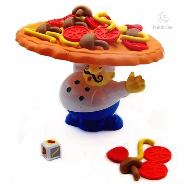 Balancing Pizza Game - Jeu d'équilibre sur la pizza