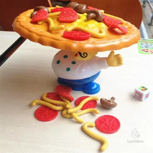 Jeu interactif sur le thème de la pizza pour petits