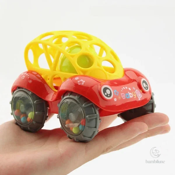Hochet roulant pour développer la motricité