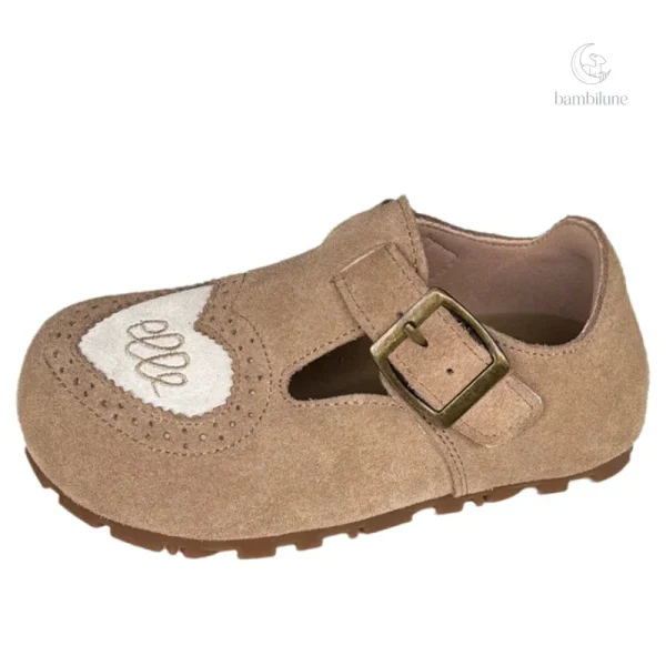 Cuir souple pour un confort optimal des enfants
