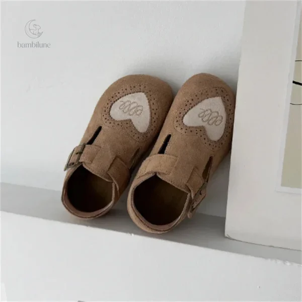 Chaussures en cuir pour le développement naturel