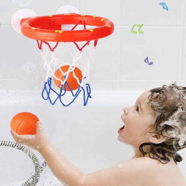 Ensemble de jouets de bain pour s'amuser avec le basket