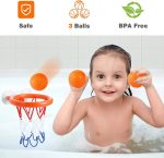 Jeux de bain interactifs avec panier de basketball flottant