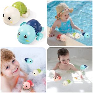 Jouets de bain en forme de tortues pour des moments ludiques