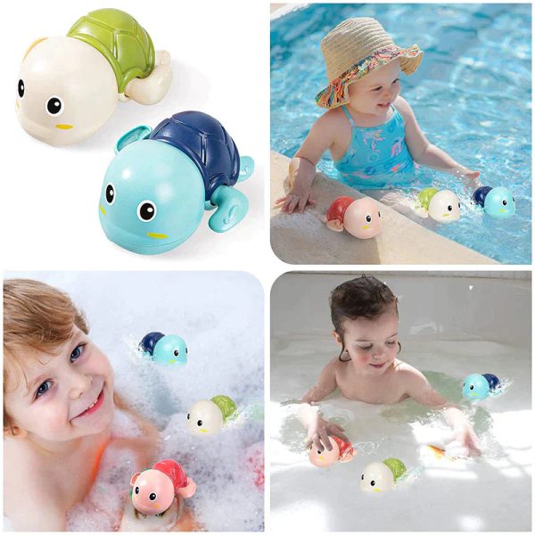 Jouets de bain en forme de tortues pour des moments ludiques