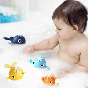 Jouets de bain baleines pour les tout-petits