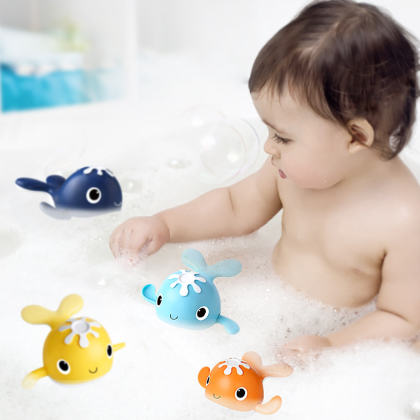 Jouets de bain baleines pour les tout-petits