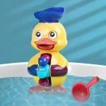 Canards à roue d'eau : compagnons de baignade