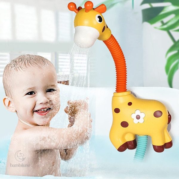 Girafe de bain éclaboussante pour le plaisir des enfants