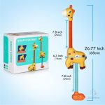 Jouet éclaboussant en forme de girafe pour le bain